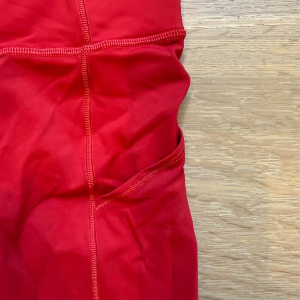 Lululemon Athletica Bold Red Leggings